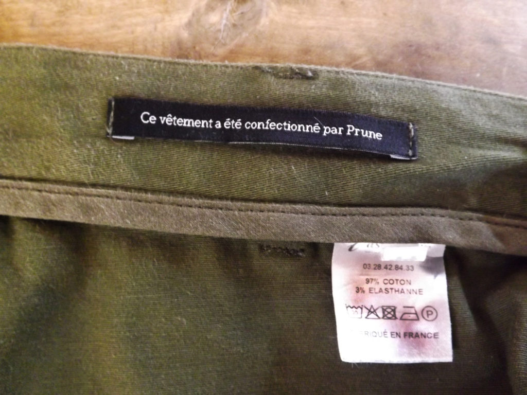 etiquette pantalon le colonel chino homme 1024x768 - Le Chino parfait et Fabriqué en France - Le Colonel